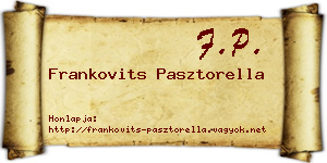 Frankovits Pasztorella névjegykártya